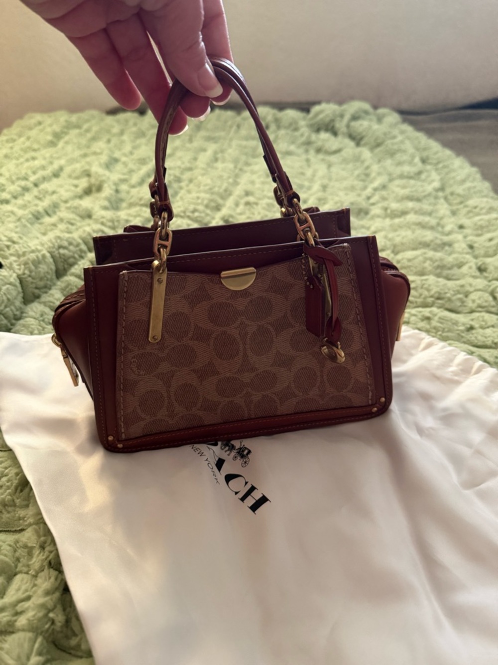 Coach Dreamer 21 Signature Canvas & Leather Mini Crossbody Bag - Picture 3 of 16
